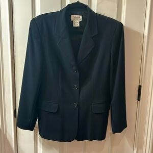 Talbots blazer size 8, petite black